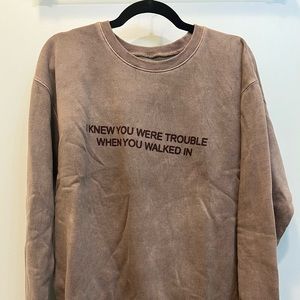 Urban Outfitters Taylor Swift Red( Taylor’s Version) ‘I Knew You Were Trouble’